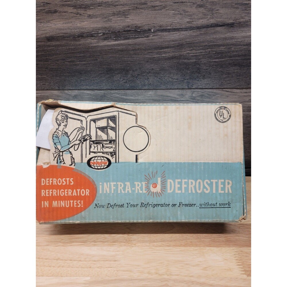 Vintage Osrow Infra-Red Defroster Refrigerator Freezer w/ Box 1950's - 60's USA